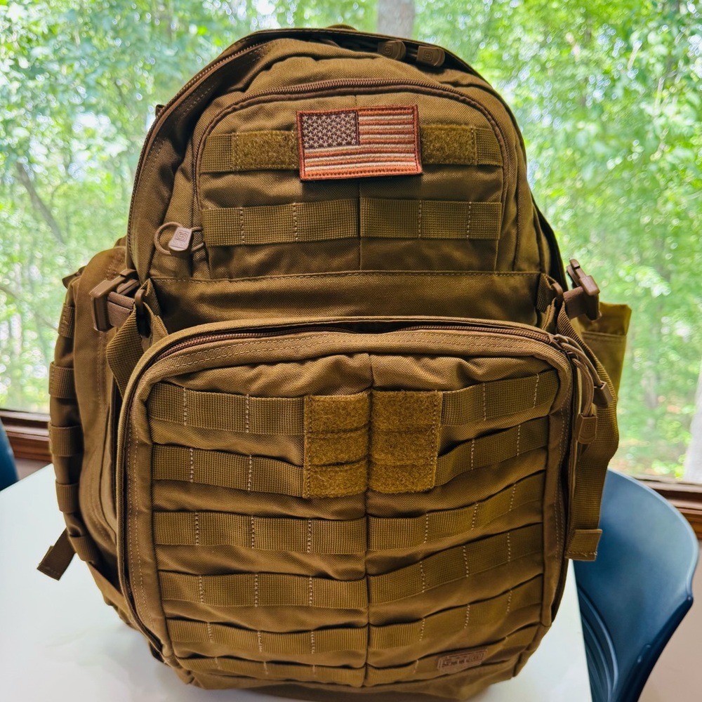 5.11 Tactical RUSH72 Military Backpack, Molle Bag Rucksack Pack, Style 58602